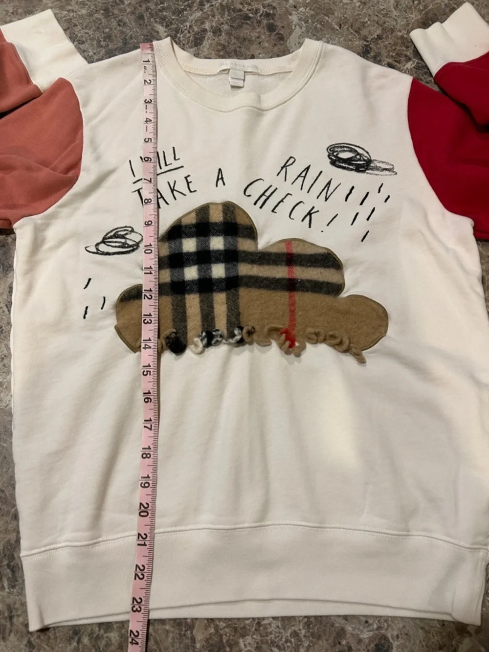Burberry Nova Rain Check Sweatshirt
